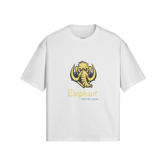 Elephant With No Name - White